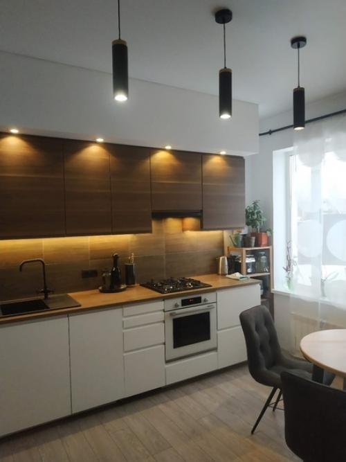 Дизайн от и до этой кухни делала сама площадь кухни - 12 кв. 04