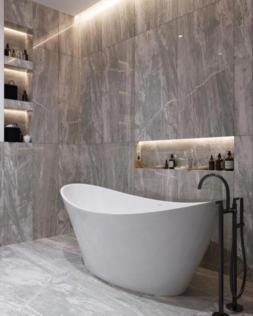 Просторный совмещённый санузел. 02