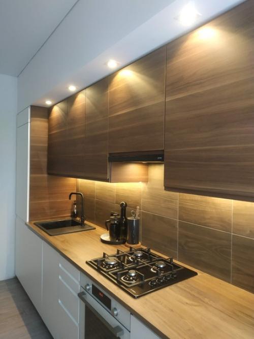 Дизайн от и до этой кухни делала сама площадь кухни - 12 кв. 01