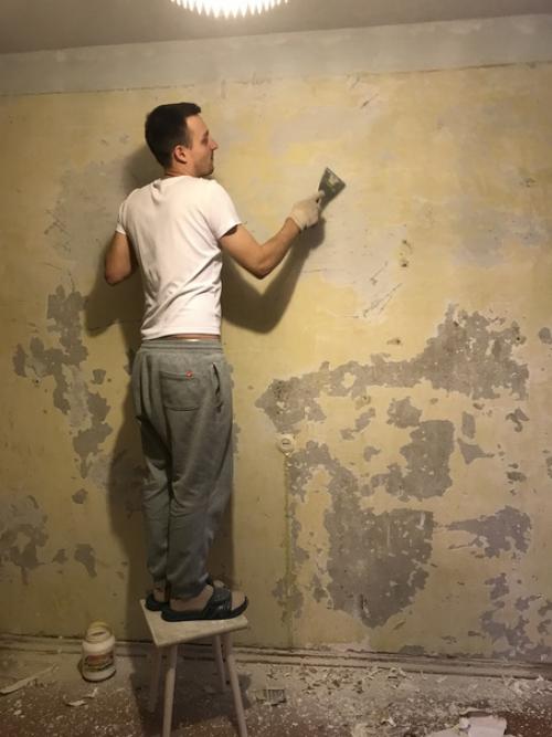 Peмонт в cпaльнe дeлaл. 01