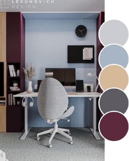 Как грамотно подобрать цвета в интерьере одного помещения. 03