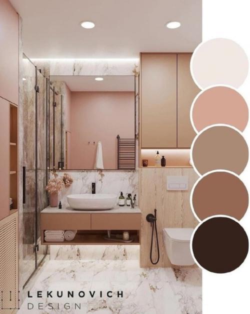 Как грамотно подобрать цвета в интерьере одного помещения.