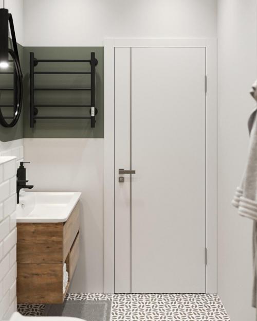 Санузел в скандинавском стиле от дизайнера Евгении Акимовой. 02