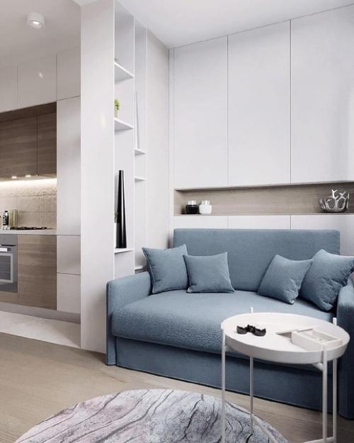 Хорошо продуманный дизайн проект квартиры. 07