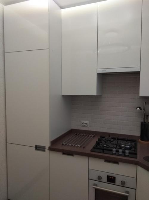 Перепланировка в небольшой кухне. 02