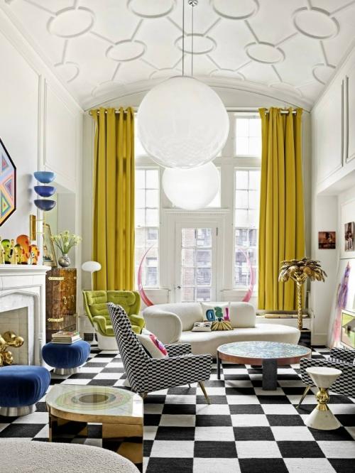 Квартира Джонатан Адлер в Гринвич - виллидж пережила полную перезагрузку. 02