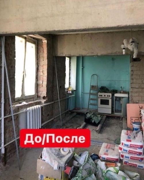 Ну очень красивая кухня получилась!