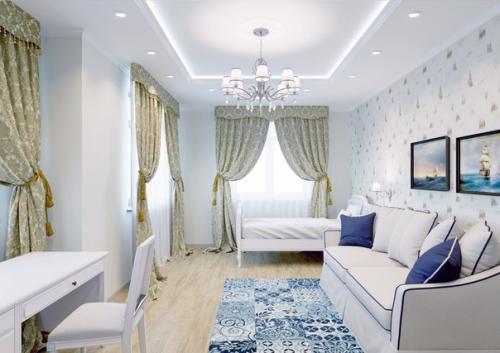 Интерьер частного дома в классике. 03