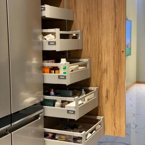 Шикарная кухня в частном доме от нашего подписчика. 04