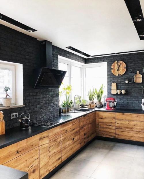 В загородном доме такое сочетание смотрится просто отлично! 01