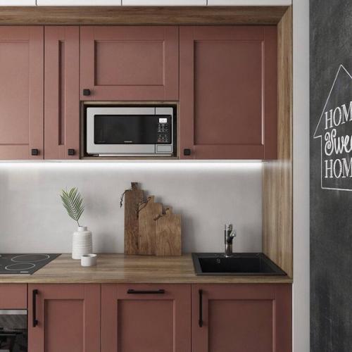 Кухня в нестандартной цветовой гамме. 02