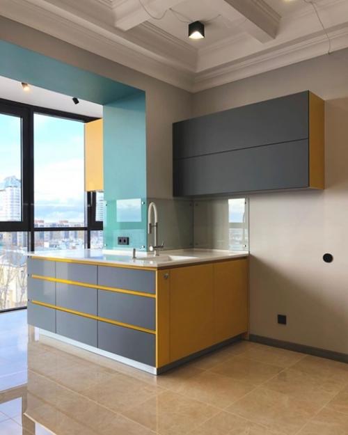 Нестандартный подход к организации интерьера в кухне. 01