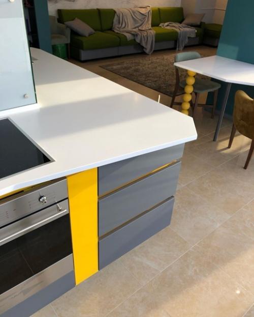 Нестандартный подход к организации интерьера в кухне. 07