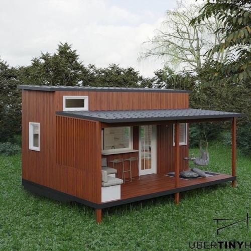 Маленький компактный домик, в котором есть всё для комфортного проживания. 01