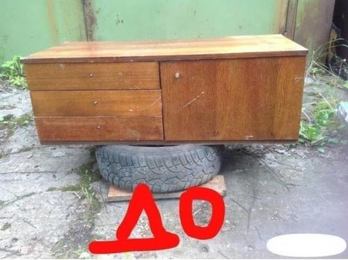 Вот какое применение старой мебели нашлось!