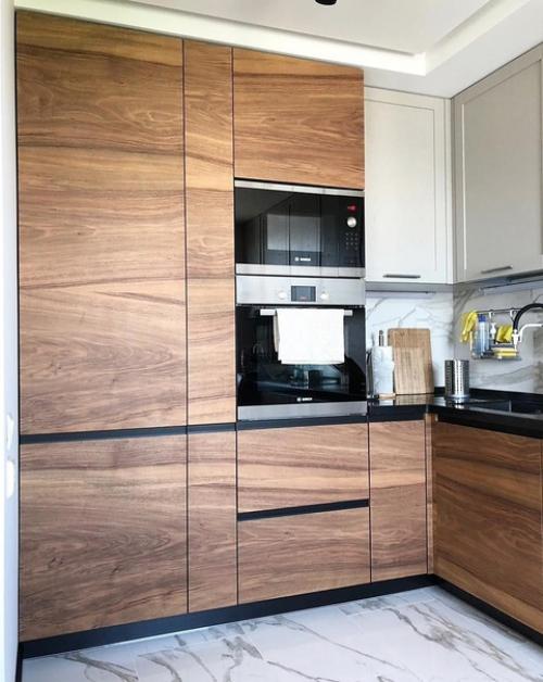 Удачный выбор кухонного гарнитура.
