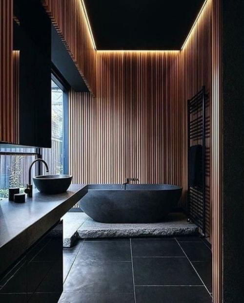 Чёрный цвет в интерьере не для всех. 06