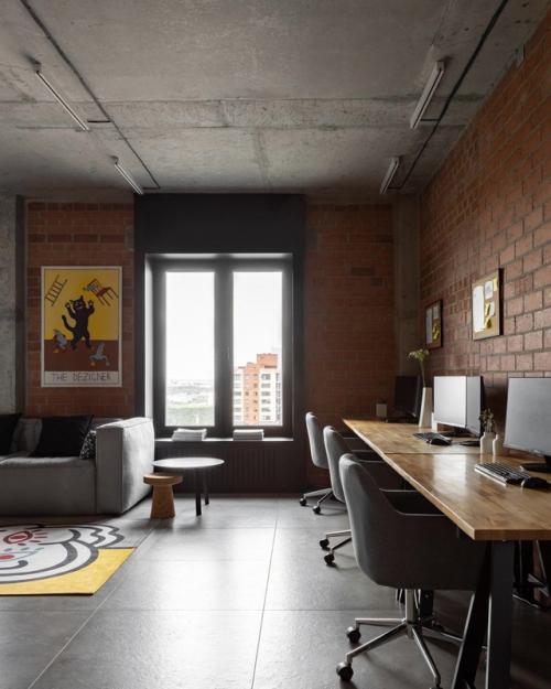 Лофт с характером и яркими акцентами. 03