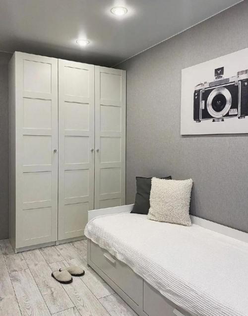 А вот интерьер в одной цветовой гамме - это не скучно. 04