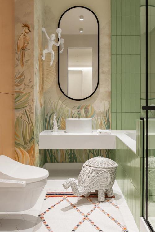 Лофт с настроением - когда бетон сочетается с деревом и цветом. 07