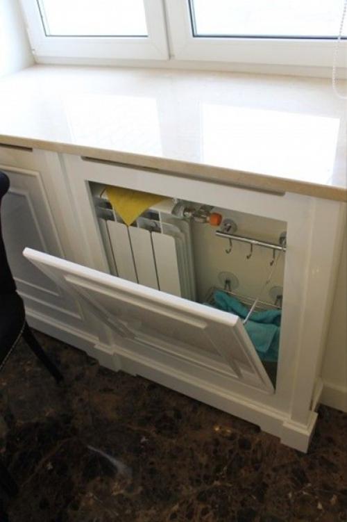 Как спрятать батареи. 03