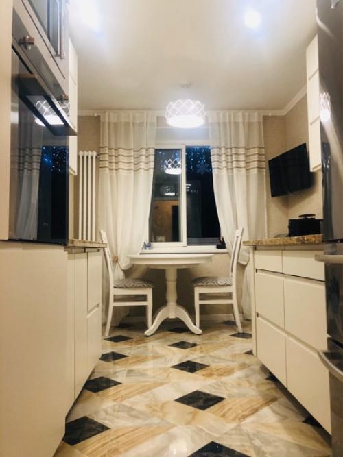 Вот такой нестандартный подход к планировке кухни. 05