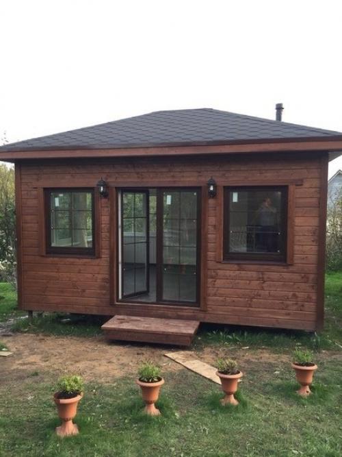 Всесезонная беседка от нашего подписчика.