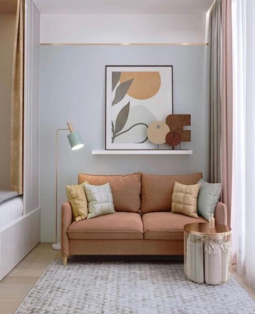 24 кв.  м - это не приговор можно и тут продумать практичный и красивый дизайн. 02