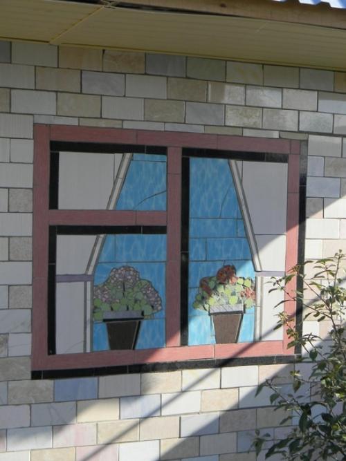 Наконец - то построили в этом году на даче баньку. 01