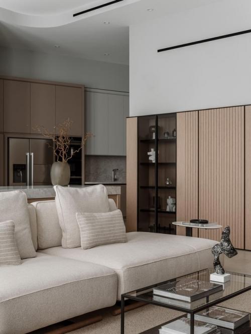 Дерево, авторская мебель и искусство - интерьер с акцентом на детали. 09