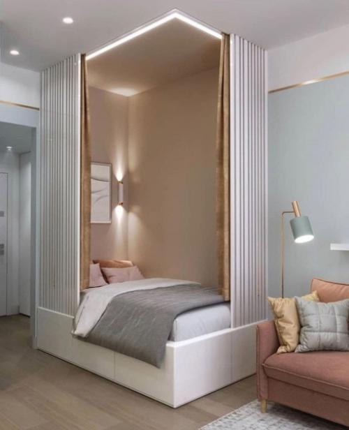 24 кв.  м - это не приговор можно и тут продумать практичный и красивый дизайн. 05