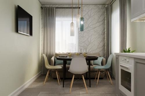 Интерьер небольшой кухни, Санкт-петербург. 02