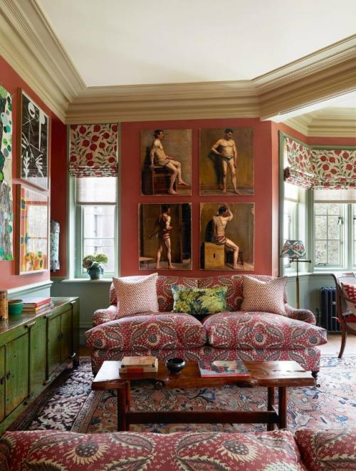 Цветная квартира в Блумсбери отражением богемного духа музейного квартала стала. 03