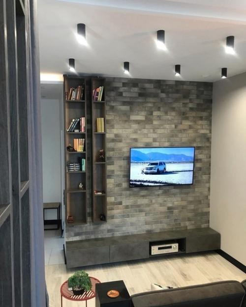 Дизайн - проект в холодной цветочвой гамме. 04