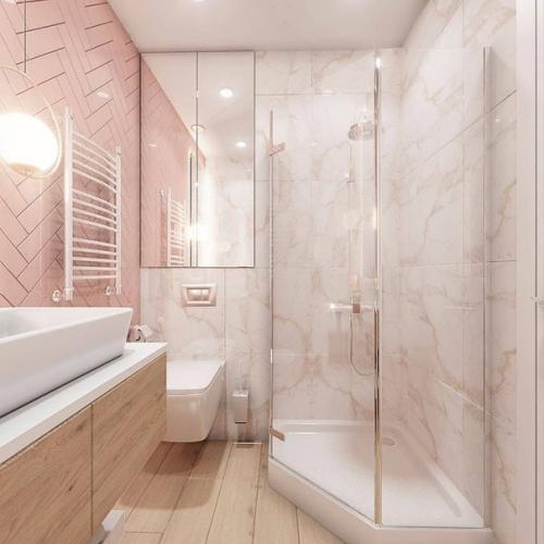 Приятный интерьер в нежной цветовой гамме. 06