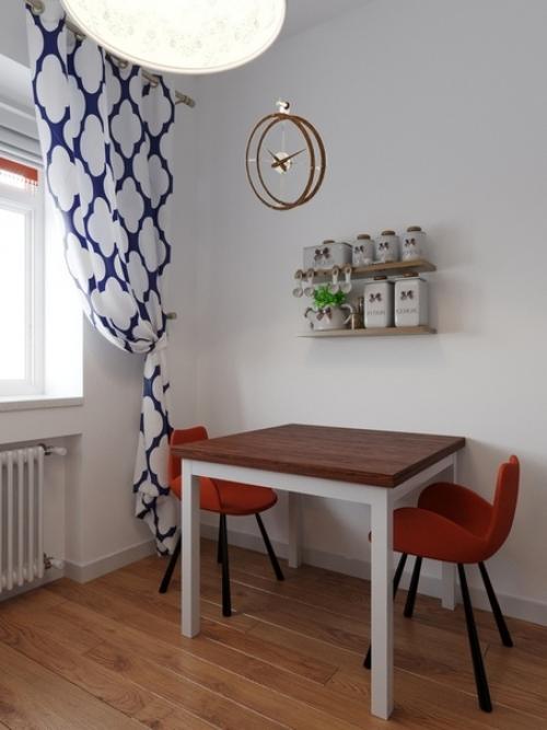 Замечательный ремонт в кухне панельнoгo дoмa. 02