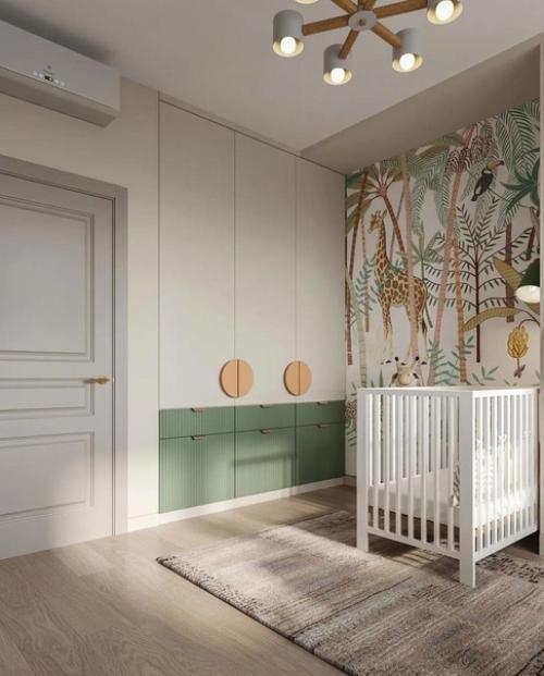 Грамотная планировка детской комнаты.