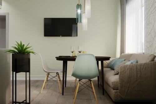 Интерьер небольшой кухни, Санкт-петербург. 01