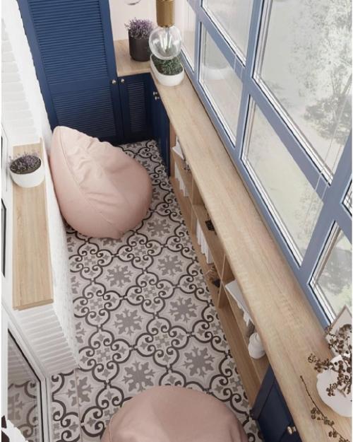 Вот вам пример удачного интерьера на лоджии.