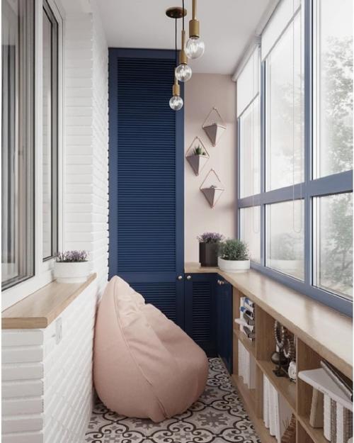 Вот вам пример удачного интерьера на лоджии. 02