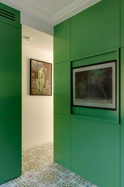 Квартира 1960-х годов во Вроцлаве обновление в тропическом стиле получила. 06