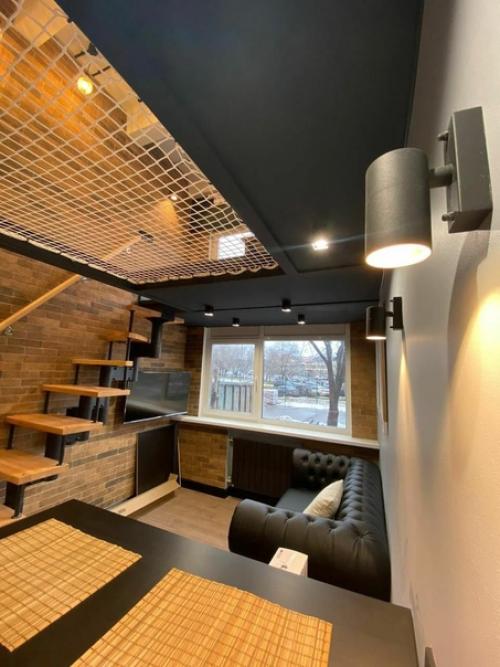 Двухуровневая квартира - студия.