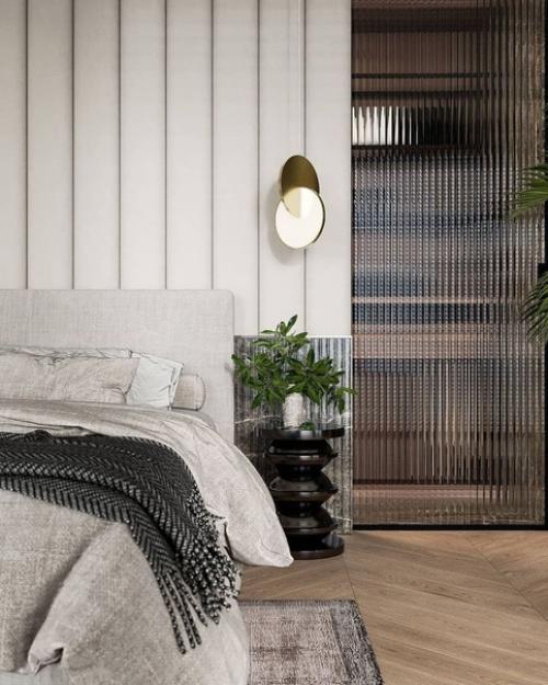 Как сразу преображается спальня с комнатными растениями. 01