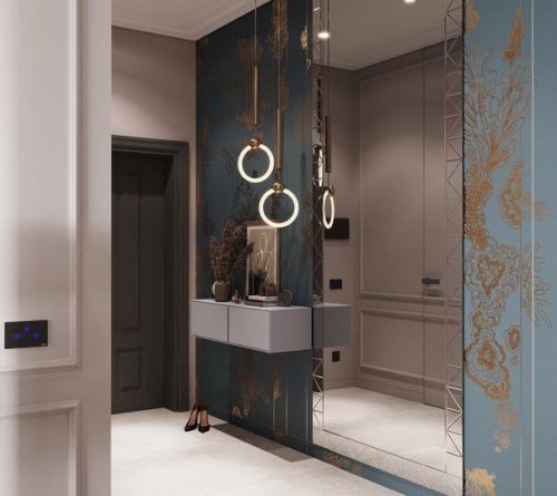 Шикарный интерьер кухни - гостиной. 04