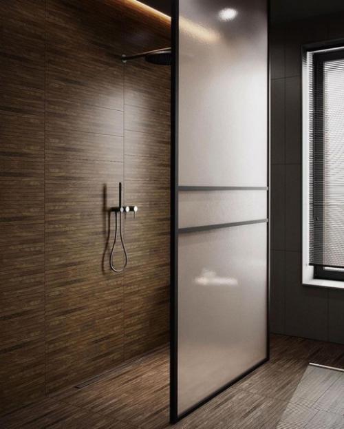 Стильное современное оформление санузла.