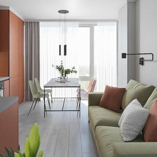 Дизайн проект кухни - гостиной. 03