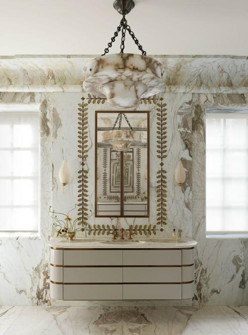 Таунхаус в верхнем ист - сайде Нью-йорка получил обновлённый интерьер от Жан - Луи деньо. 01