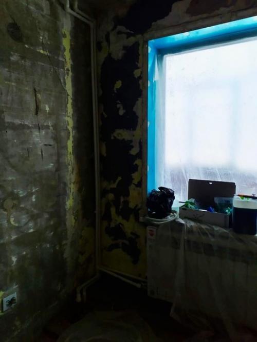 Меняли трубы отопления в квартире. 02