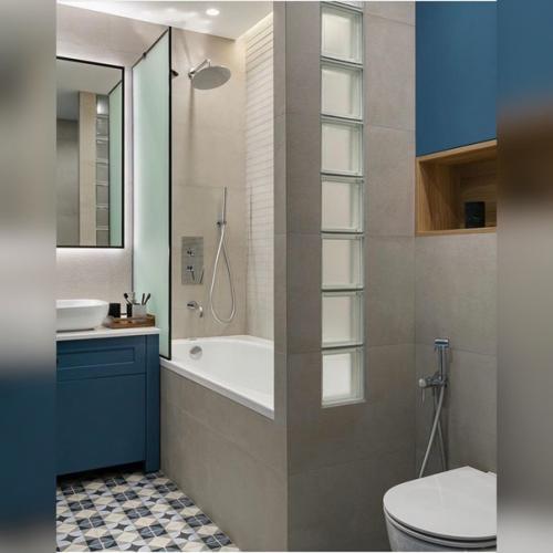 Совмещенный санузел площадью 6, 2 кв. 01