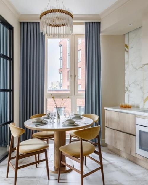 Кухня и гостиная в новострое. 02